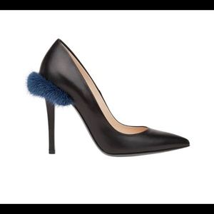Fendi mink pump